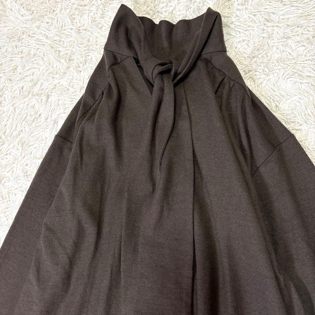 新品 ヴェルメイユパーイエナ プレイアント ウール 天竺後タイ ワンピース