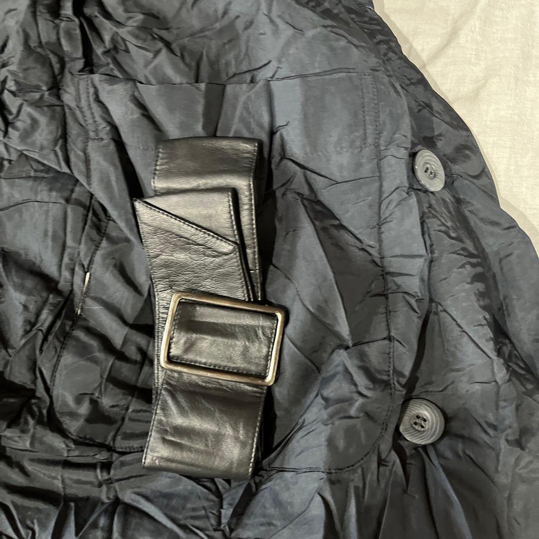 ルル ISSEI MIYAKE レザーロングジャケット