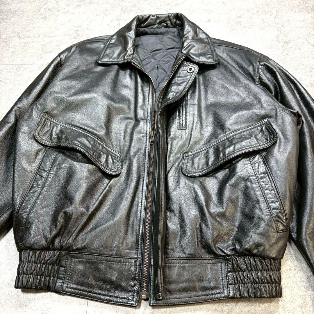 未*来様 90s【archive】A2/leather flight jacke