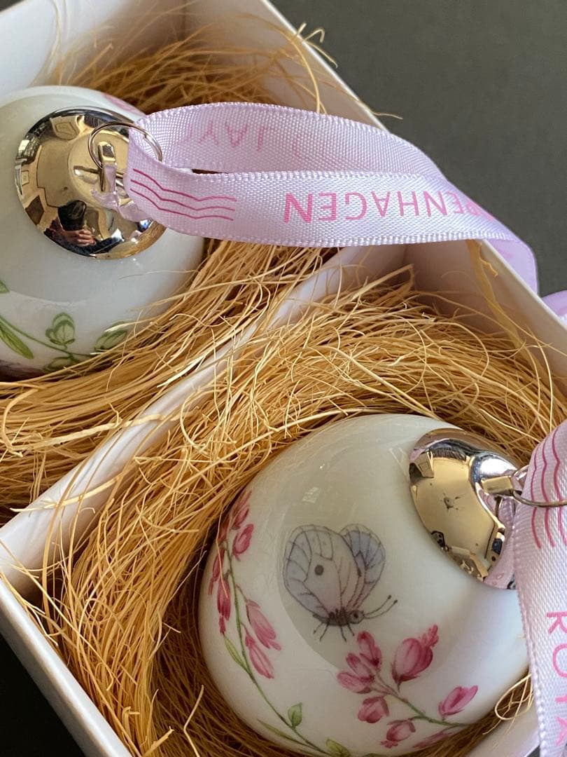 新品◆ロイヤル コペンハーゲン スプリングコレクション イースターエッグ 2個