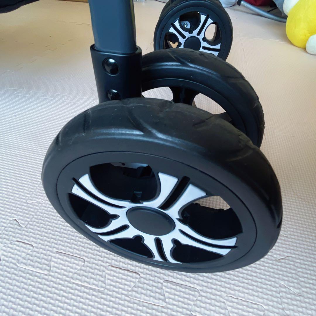 カトージ　KATOJI 二人乗りベビーカー　二人でゴー　遮光カバー付き