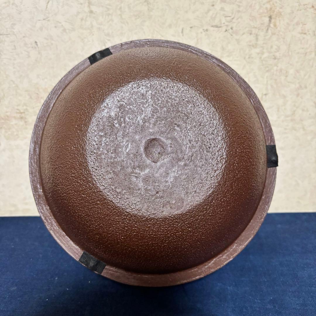 人間国宝浄清造/銀摘み/風炉 /茶釜/電熱器/唐銅鬼面風炉釜/野々田電熱器/敷板