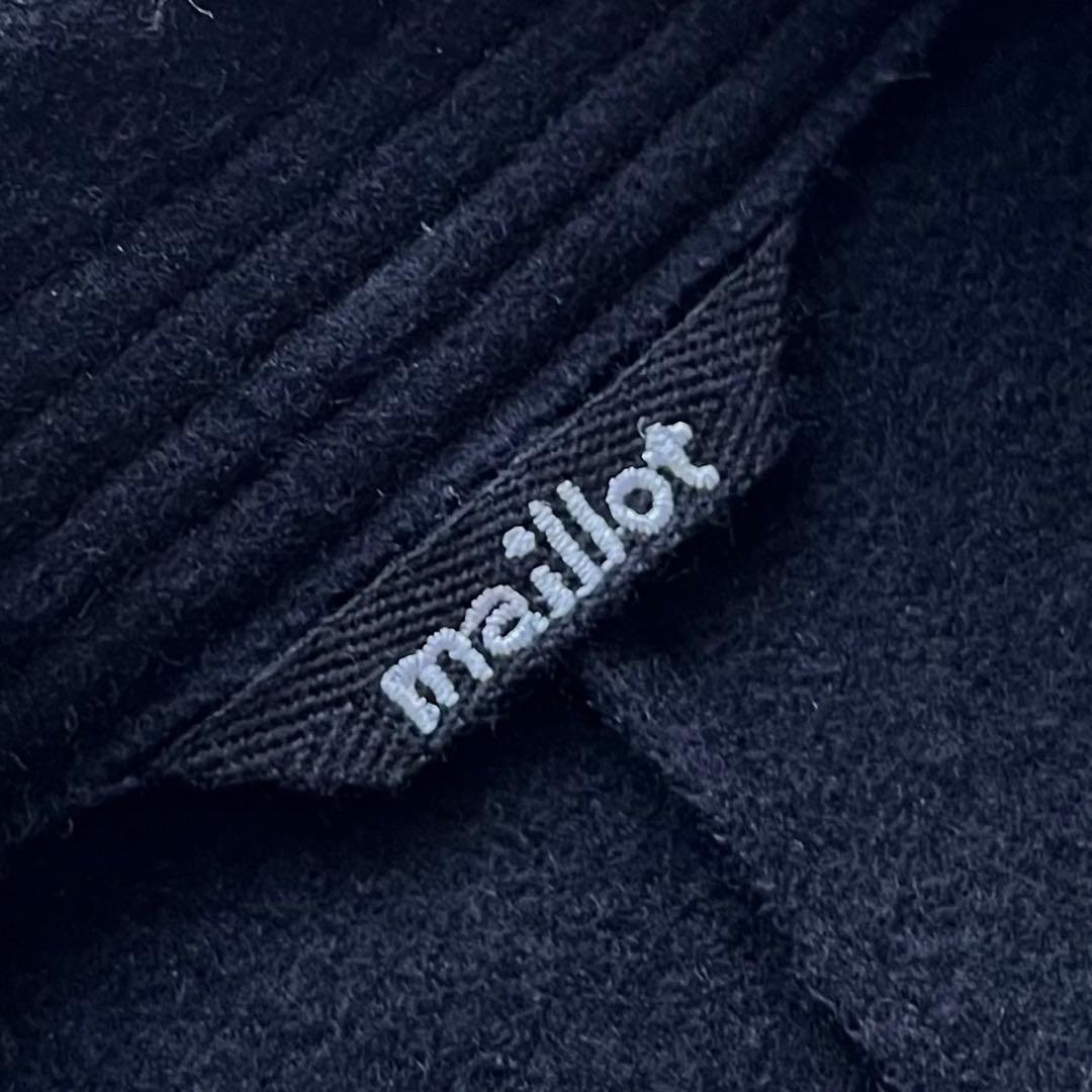 【美品】maillotマイヨ/mature melton lots coat