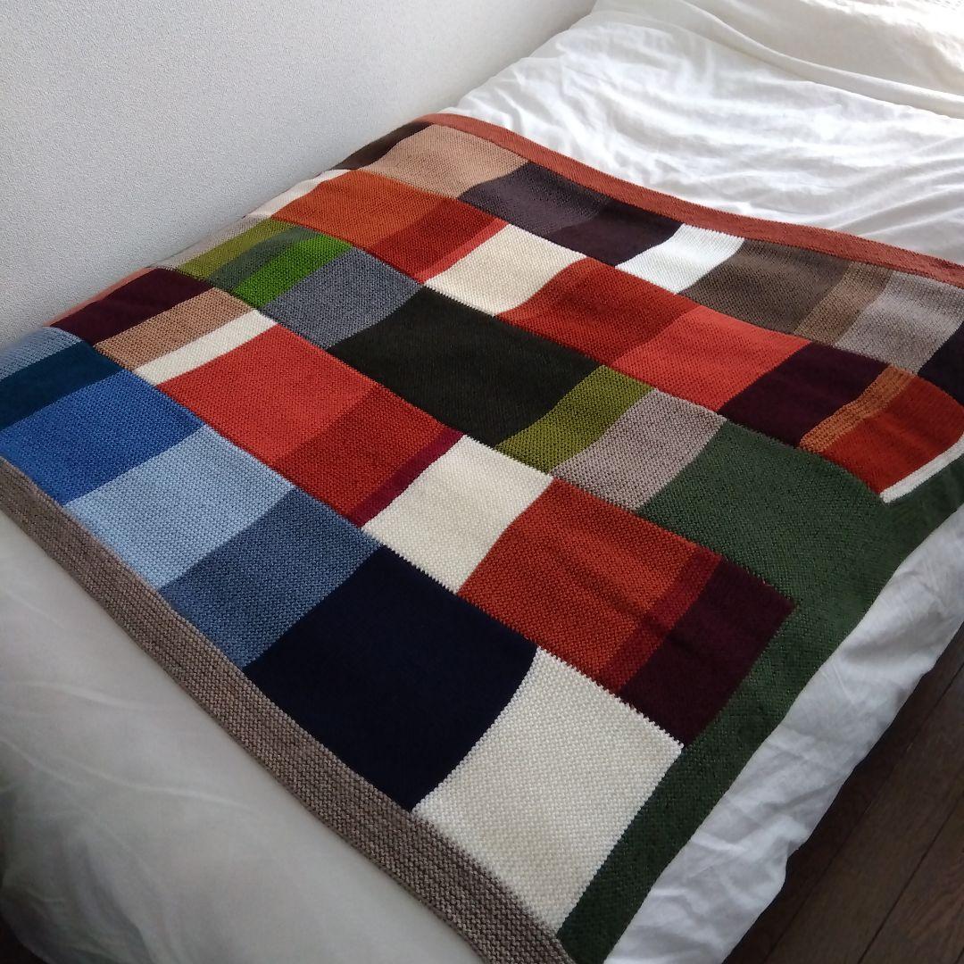 手編みブランケット　マルチカバー