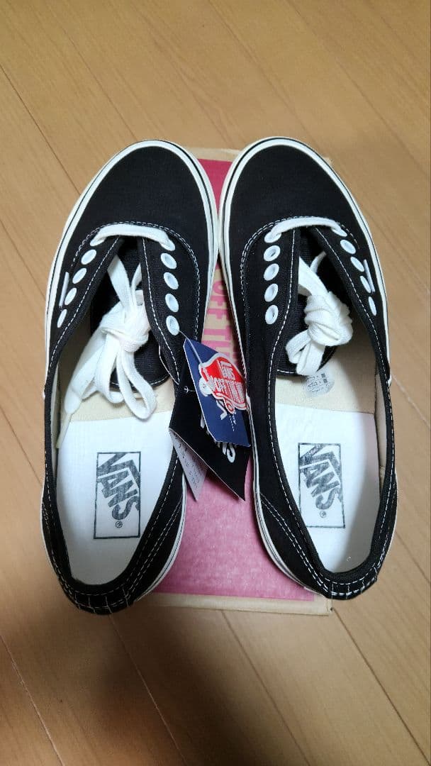 美品VANS オーセンティック 44DX アナハイム ブラック 27.0
