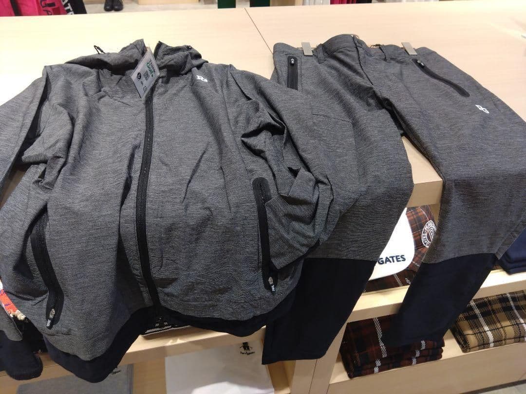 パーリーゲイツ メンズ 保温 フードジャケット&パンツ上下セット