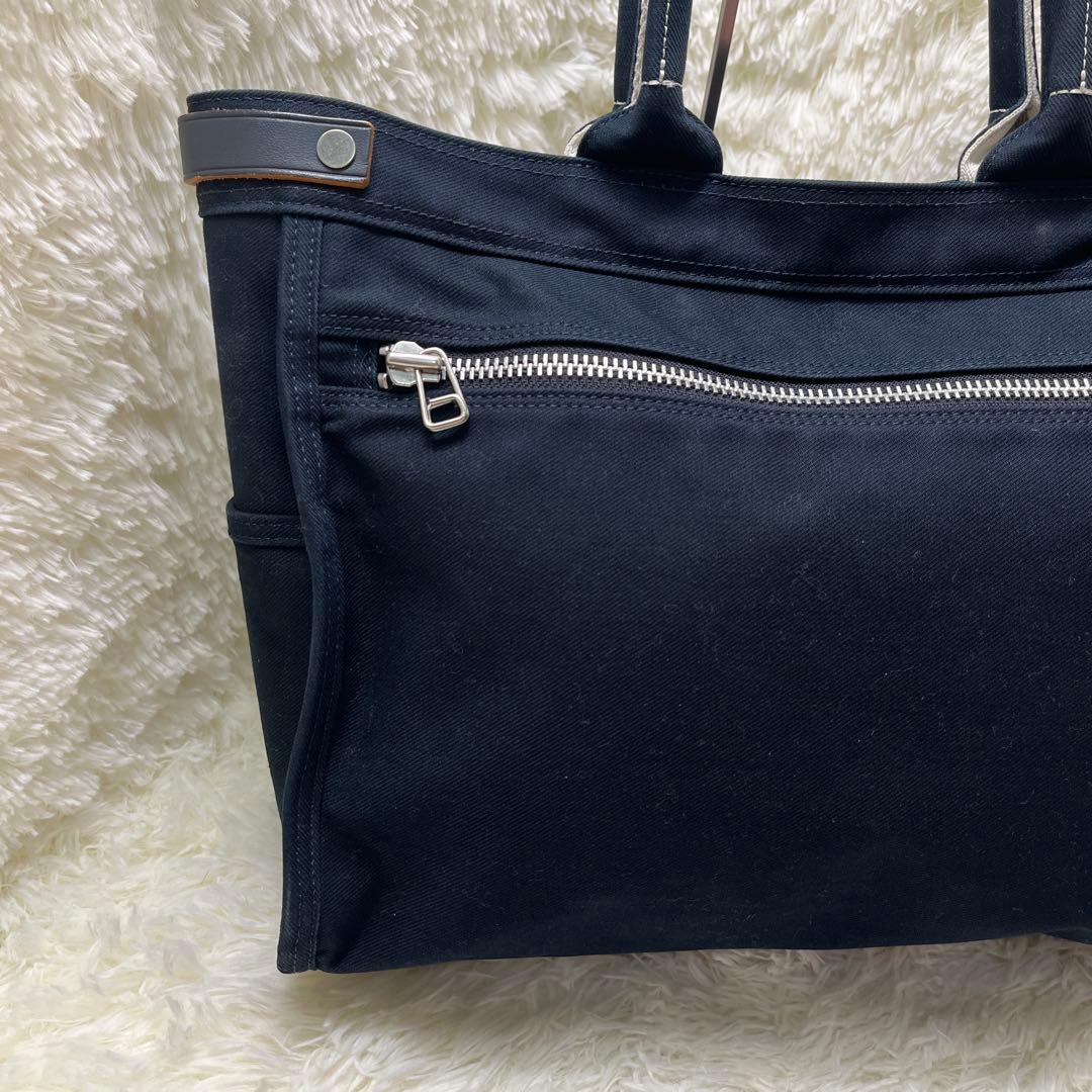 美品 PORTER ポーター トートバッグ ネイキッド キャンバス A4