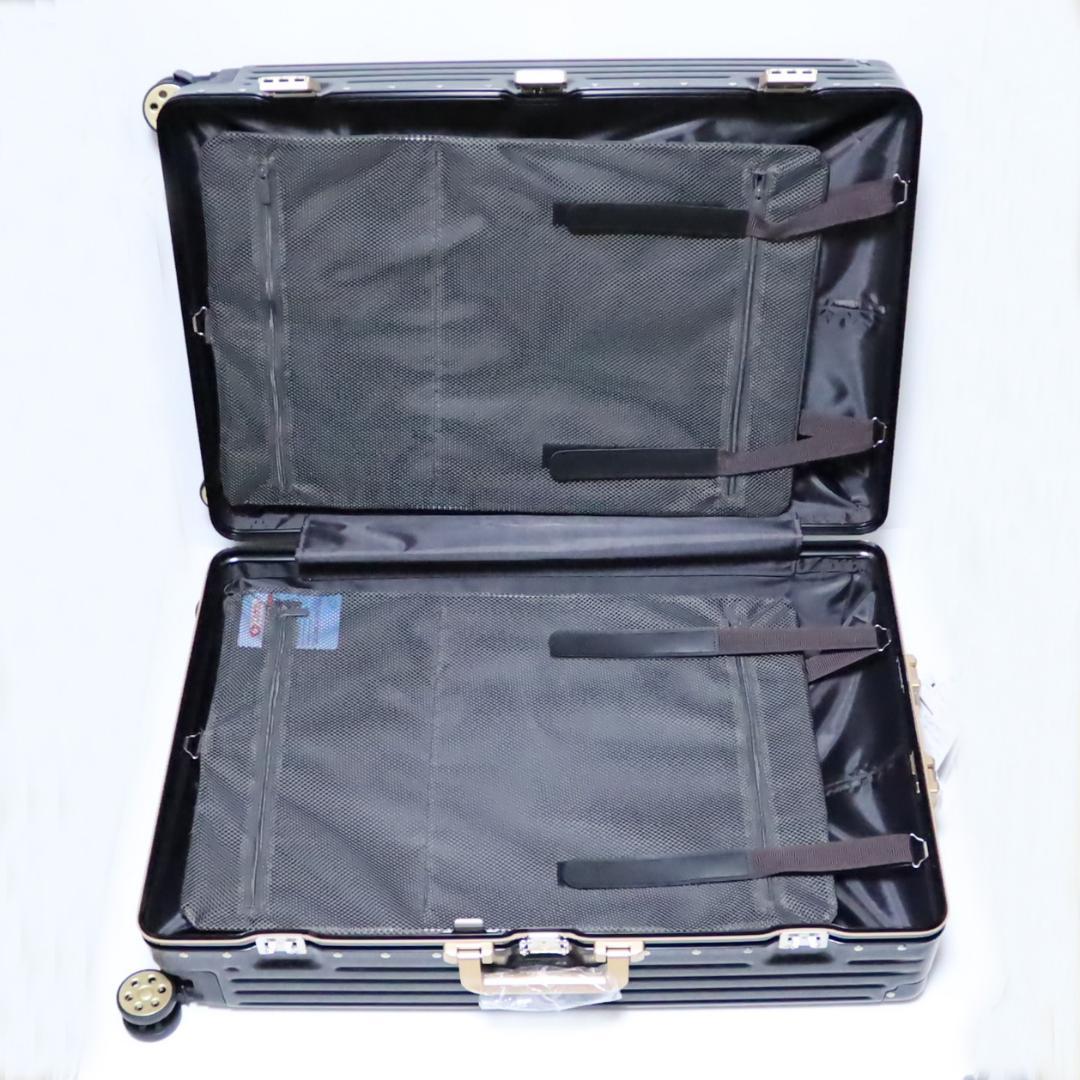 ポ*1様 [タビトラ] スーツケース アルミフレーム TSA Wキャスター ブラ