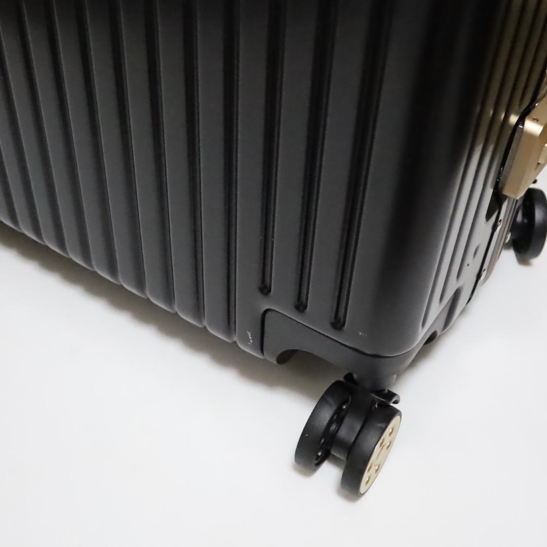 ポ*1様 [タビトラ] スーツケース アルミフレーム TSA Wキャスター ブラ