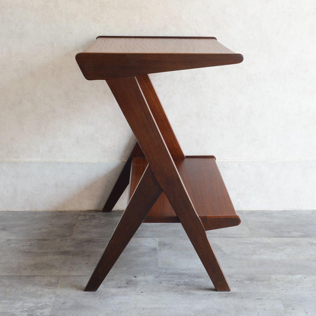オランダ ヴィンテージ WéBé チークサイドテーブル ミッドセンチュリー