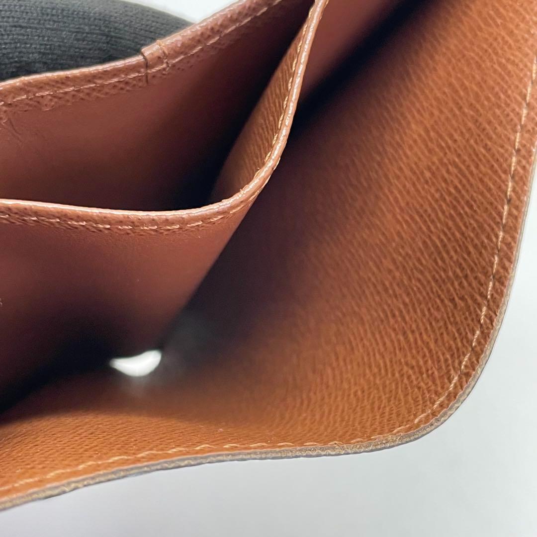 1570 美品 ルイヴィトン モノグラム 二つ折り財布 ポルトフォイユ マルコ