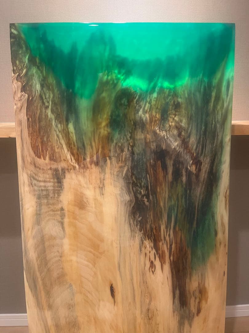 レジンテーブル　トチ　1110×570×50㎜