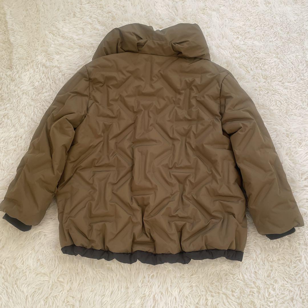 美品 L【A.N.L シームレスダウン】ハイネック バイカラー