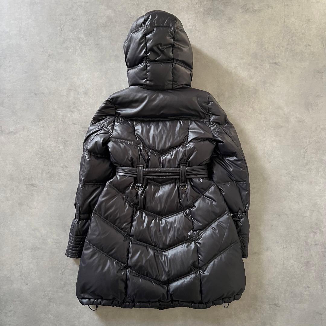 【美品】 BURBERRY バーバリー ノバチェック ダウン コート ブラック