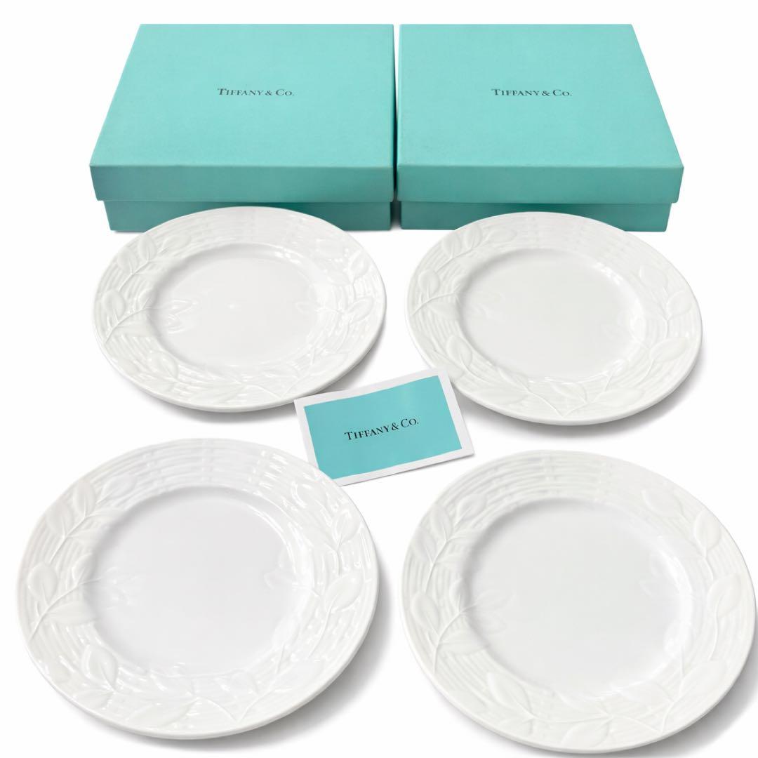 新品・未使用・長期自宅保管★Tiffany＆Co. ★ お皿4枚セット