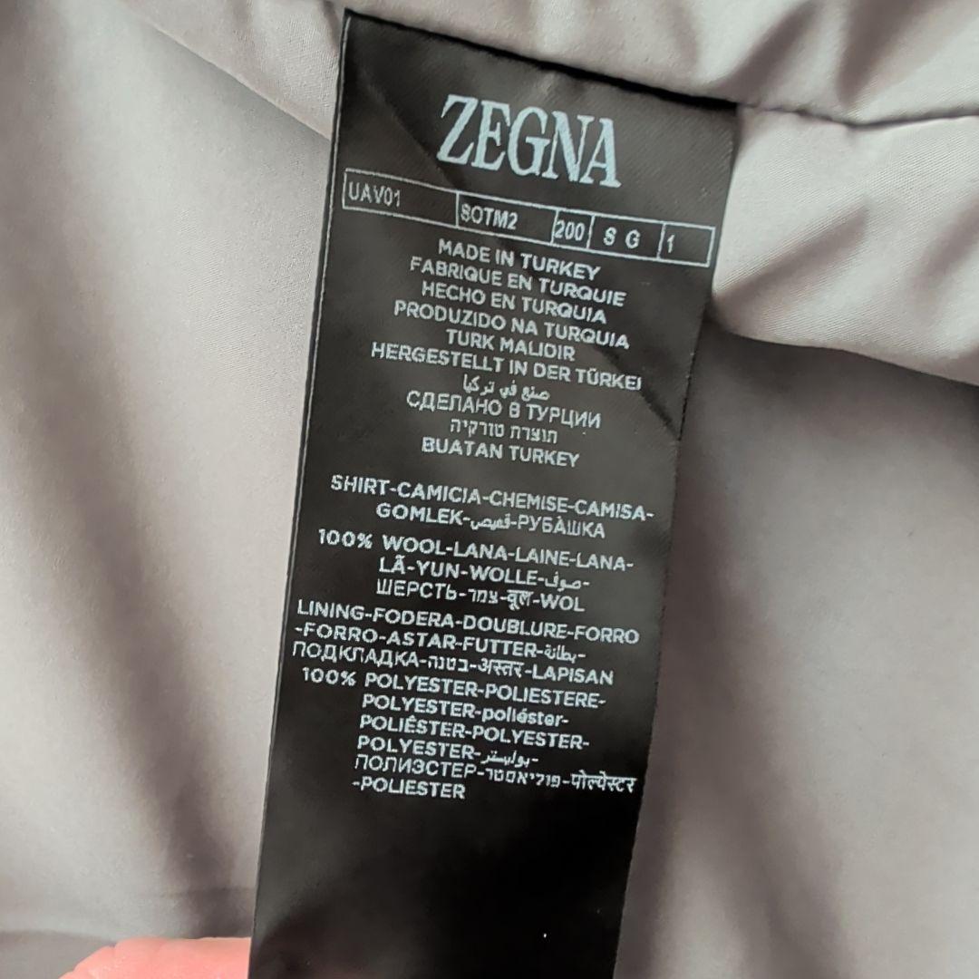 【上下セット】ZEGNA ゼニア 中綿入り長袖シャツジャケット