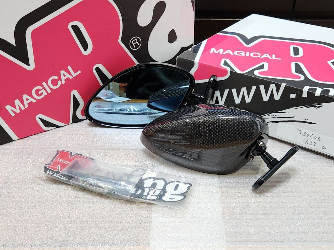 マジカルレーシング｜レーサーレプリカ ミラー｜カーボン｜type4