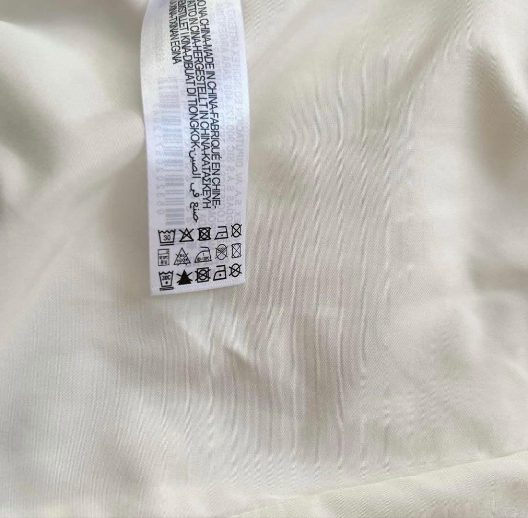 S*》様 【美品】ZARA ザラ ファー付きダウンジャケット Ｌ白 ウエストシェ