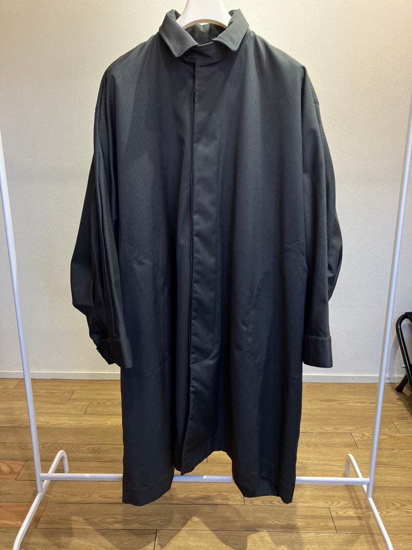 monitaly BATMAN COAT ストライプ オーバー コート