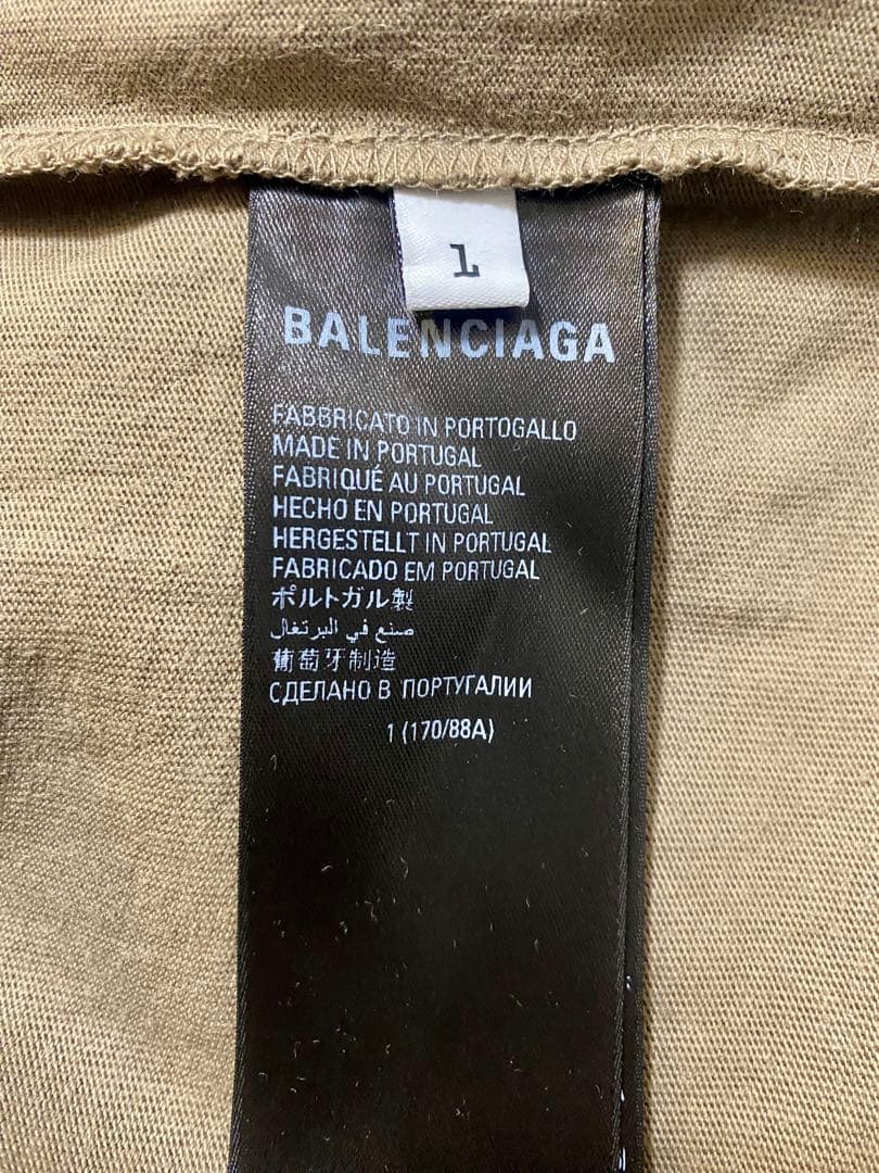 美品 バレンシアガ ダブルスリーブTシャツ 1　デニム バッグ メゾンマルジェラ