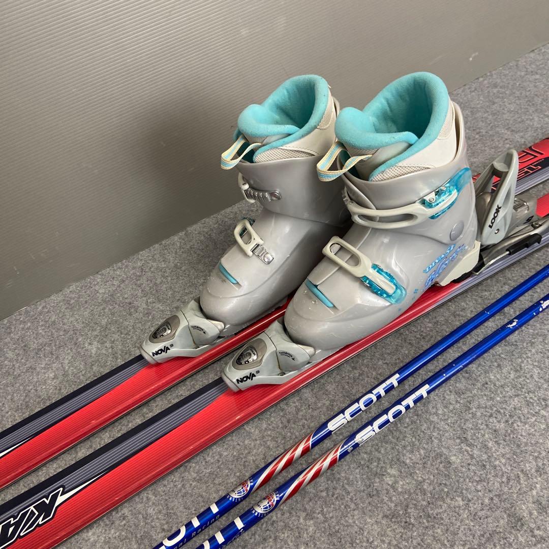 ★初心者向け★メンテナンス済　大人スキーセット 板150cm ブーツ24.5cm