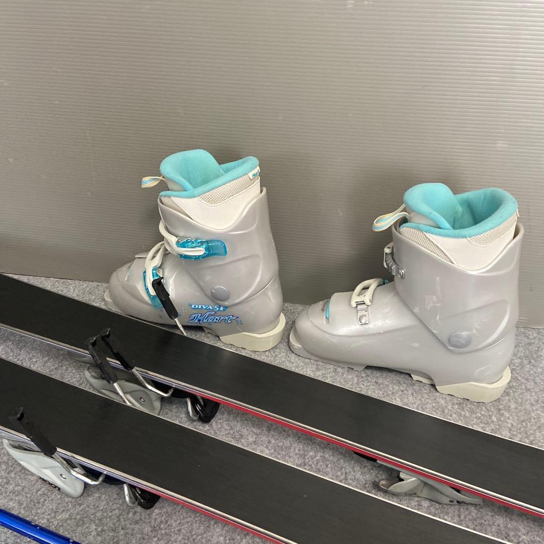 ★初心者向け★メンテナンス済　大人スキーセット 板150cm ブーツ24.5cm