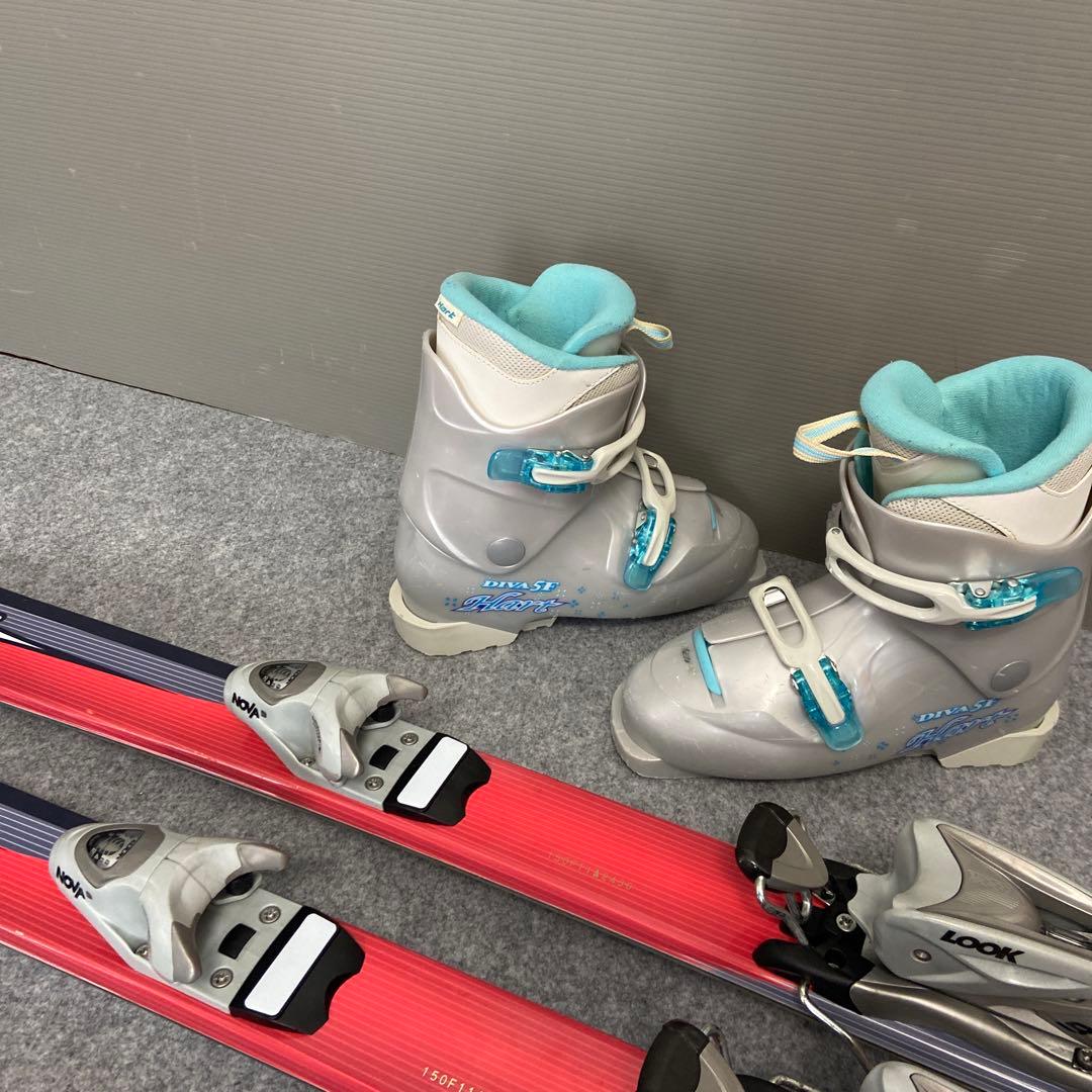 ★初心者向け★メンテナンス済　大人スキーセット 板150cm ブーツ24.5cm