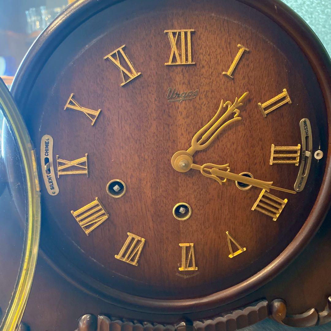 ドイツ Urgos ウルゴス 昭和レトロ ボンボン時計 インテリア アンティーク