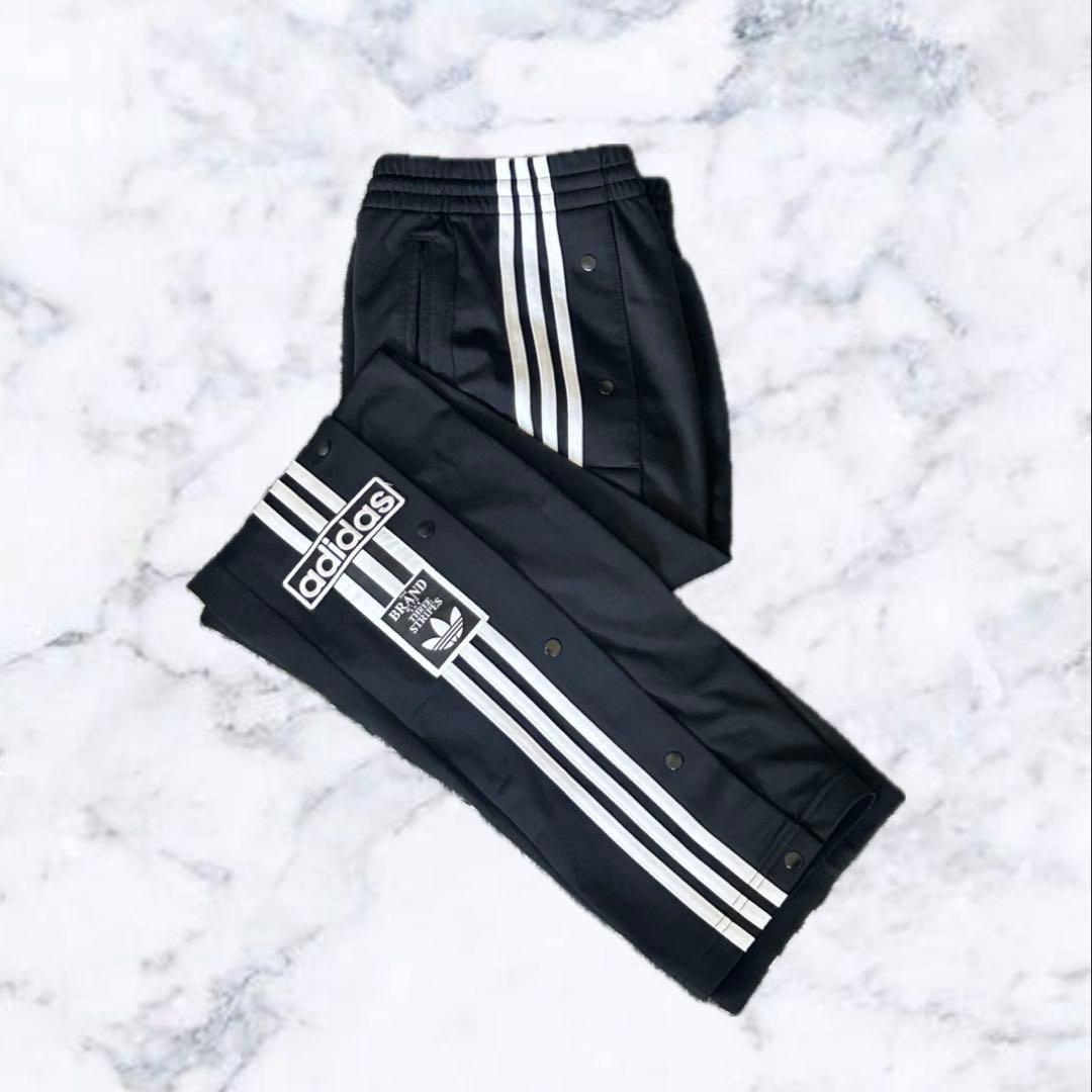 adidas サイドボタン トラックパンツ / 2XL