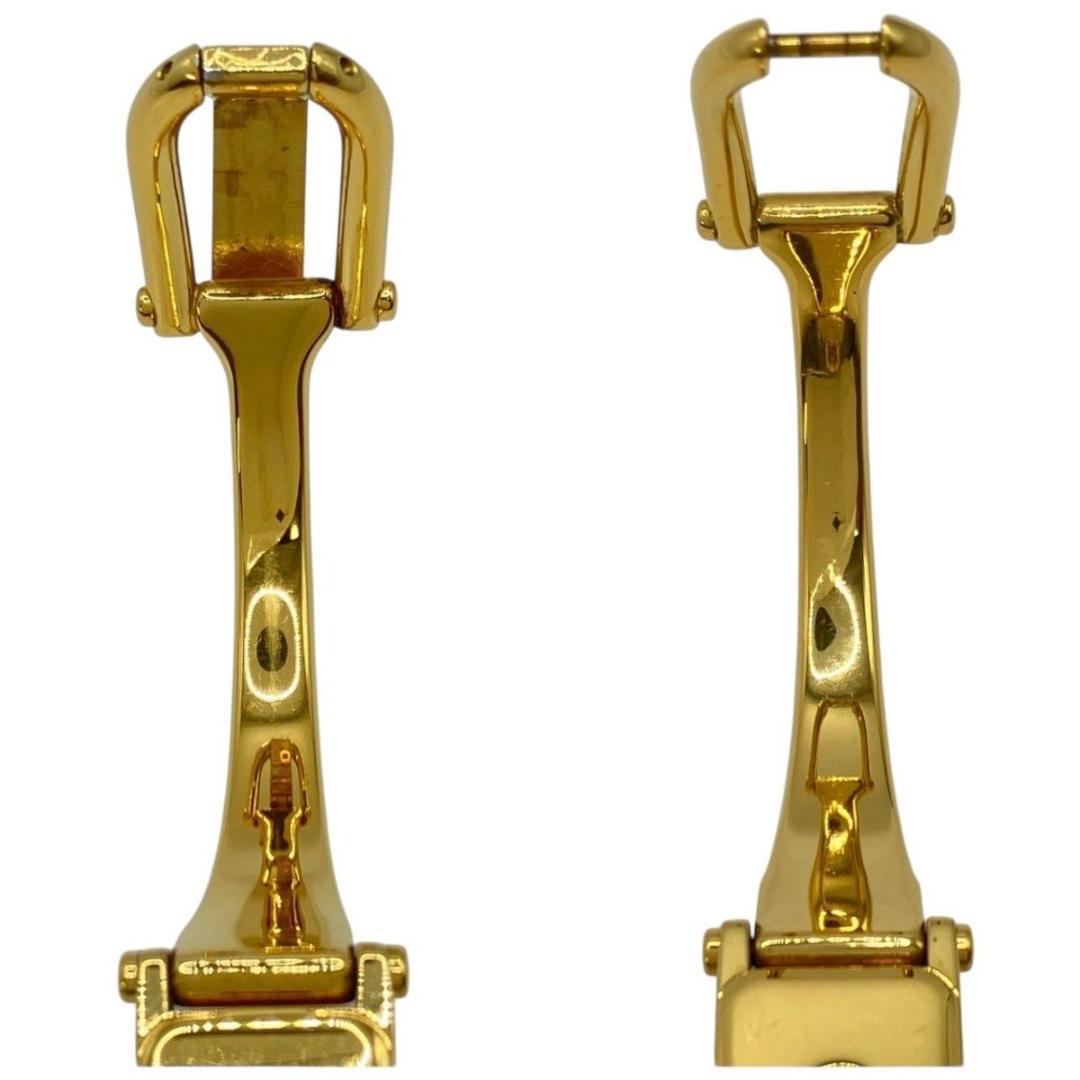 GUCCI腕時計 バングルウォッチ 1500 クォーツ 黒文字盤 ゴールド 稼働