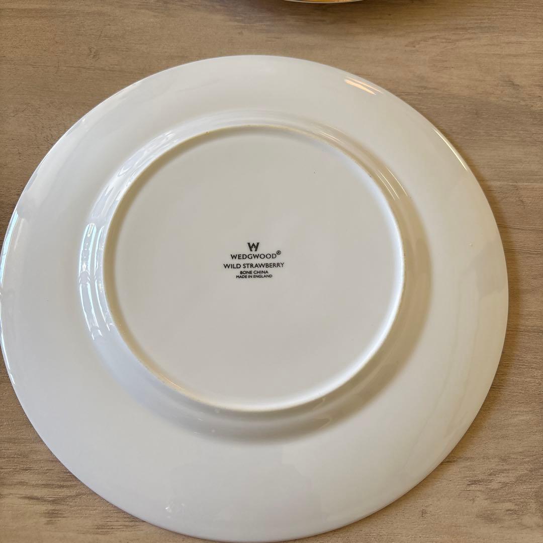 ウェッジウッド ❤︎ワイルドストロベリー大皿皿4枚セット×27cm