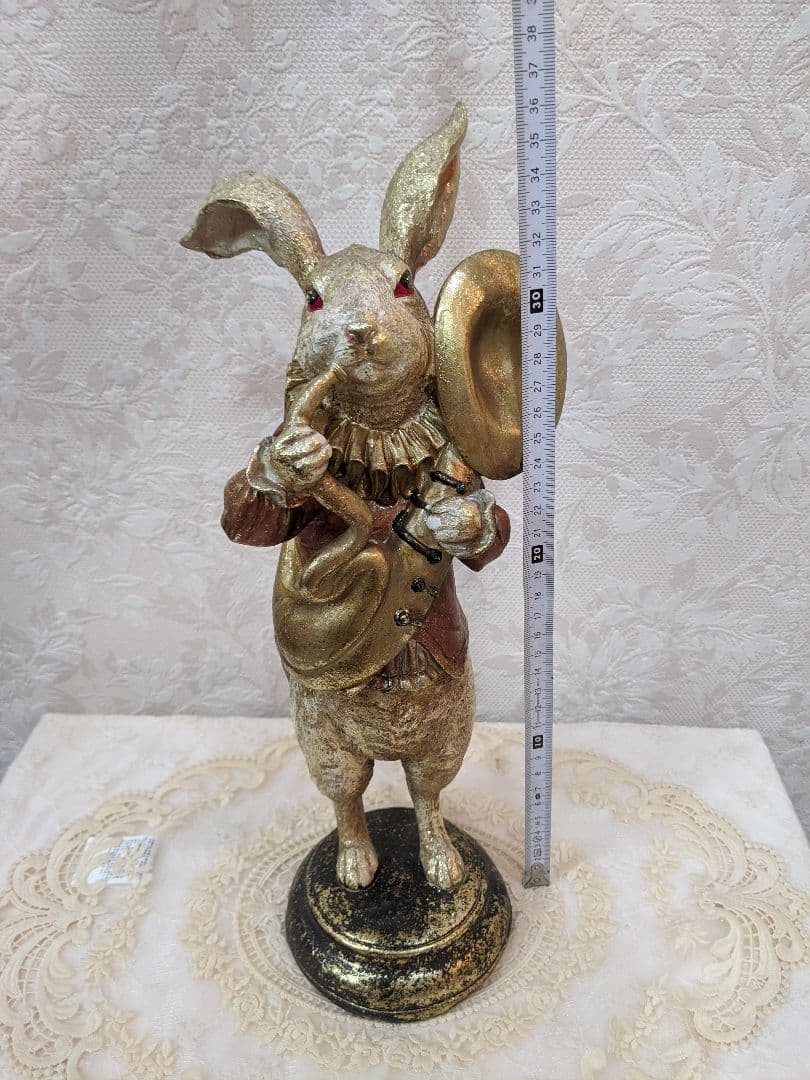 【お値下げ】ウサギの置物♡バロック調スタイル♡ロココ調♡アンティーク♡