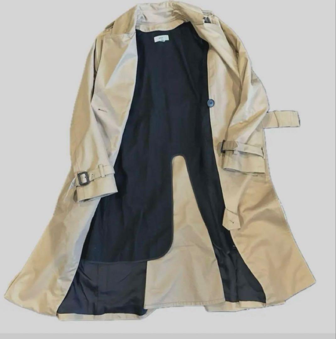 HYKE ベージュ トレンチコート 美品 HYKE ライナー付 M