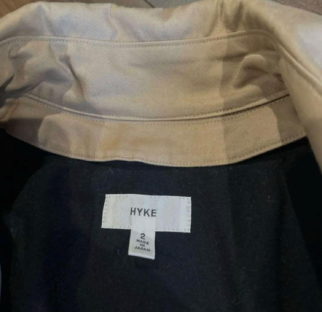 HYKE ベージュ トレンチコート 美品 HYKE ライナー付 M