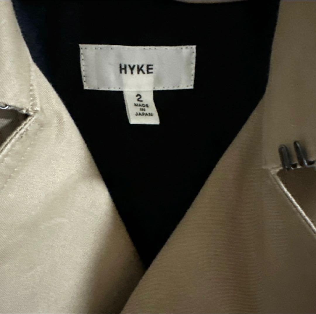 HYKE ベージュ トレンチコート 美品 HYKE ライナー付 M