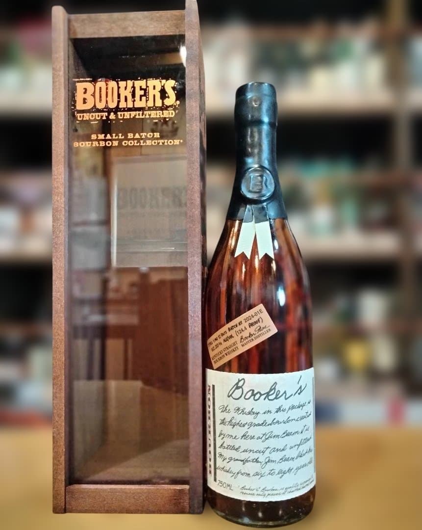 [新品] ブッカーズ 2024 バーボン 750ml 62.2％ 木製化粧箱