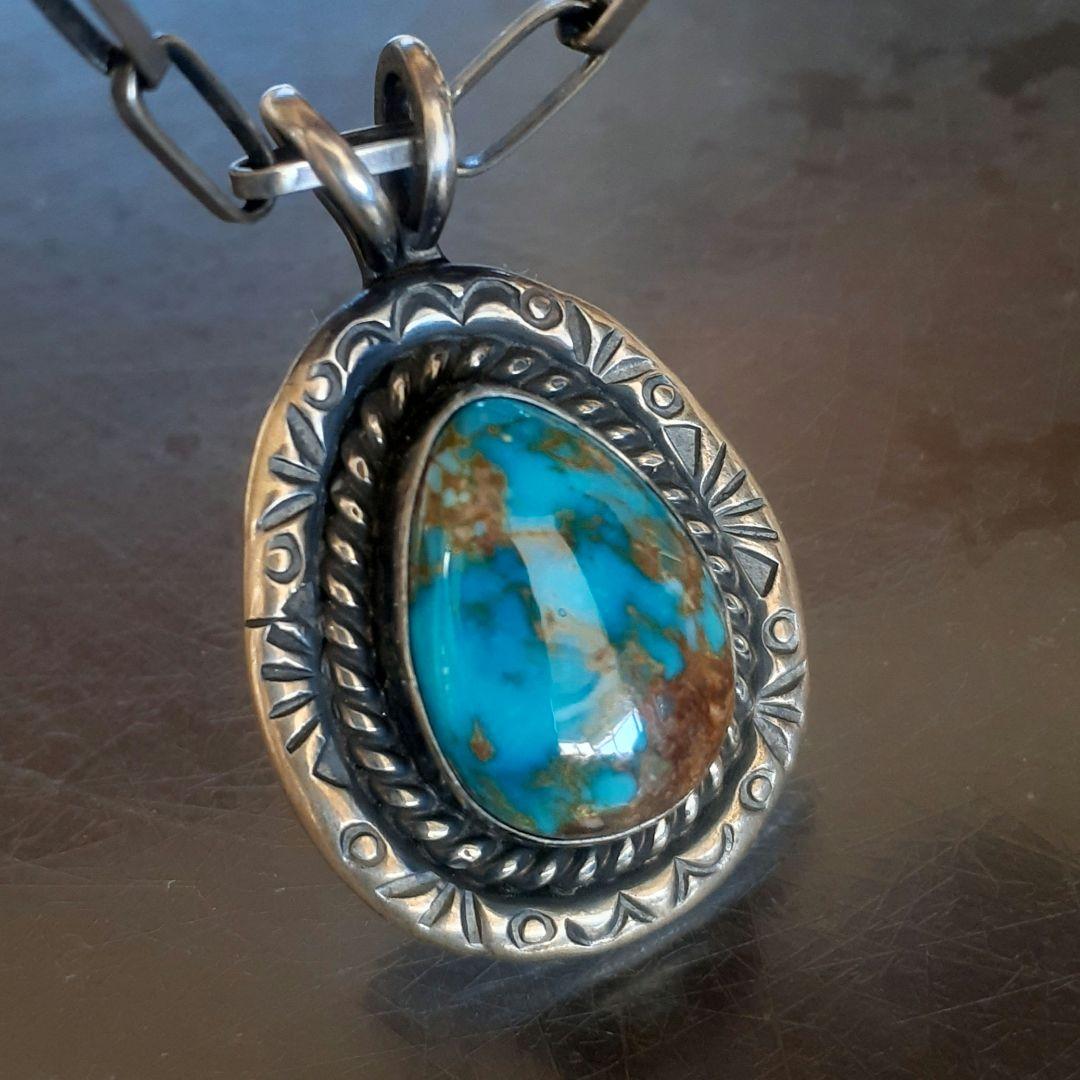 ハイグレード【キャンデラリア】レッドウェブ ペンダントトップ navajo