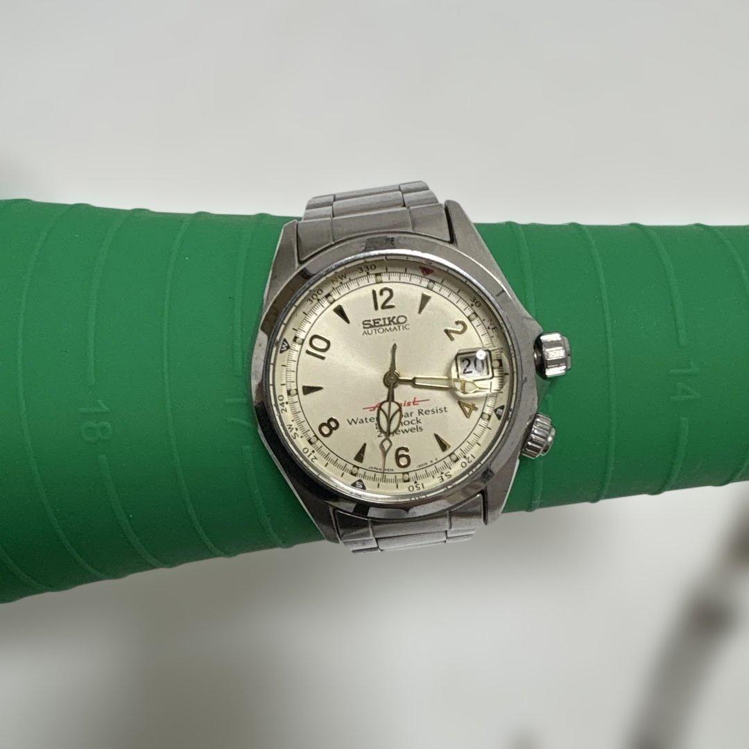 【希少品】SEIKO セイコーアルピニスト 4S15 SCVF 白文字盤 廃盤