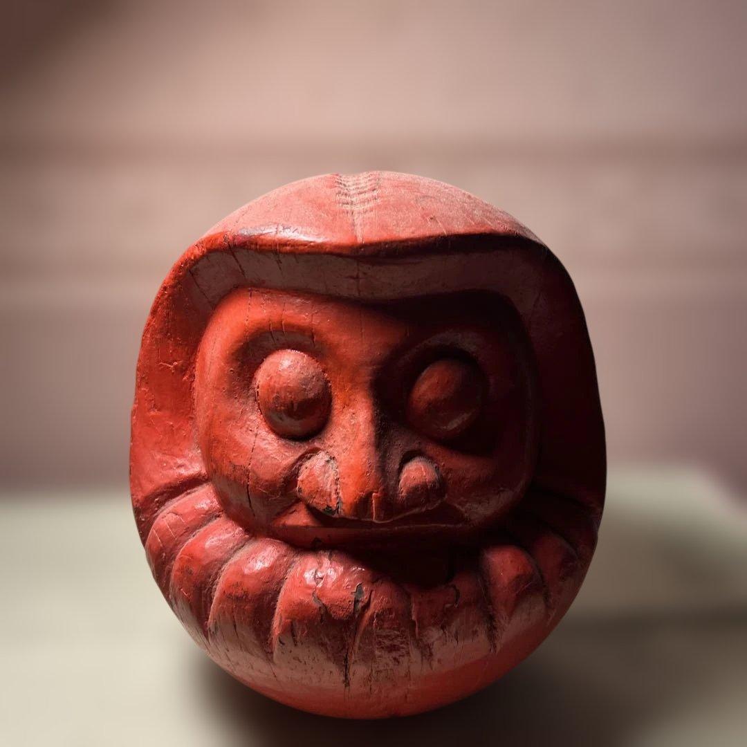 レア物、美品、貴重、アンティーク、高崎達磨、張子の木型。