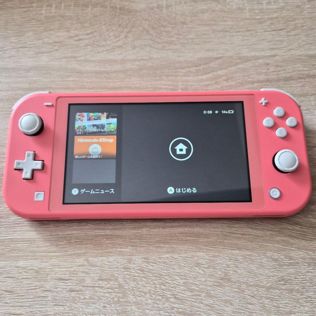 Nintendo Switch Lite コーラルピンク 本体 中古品