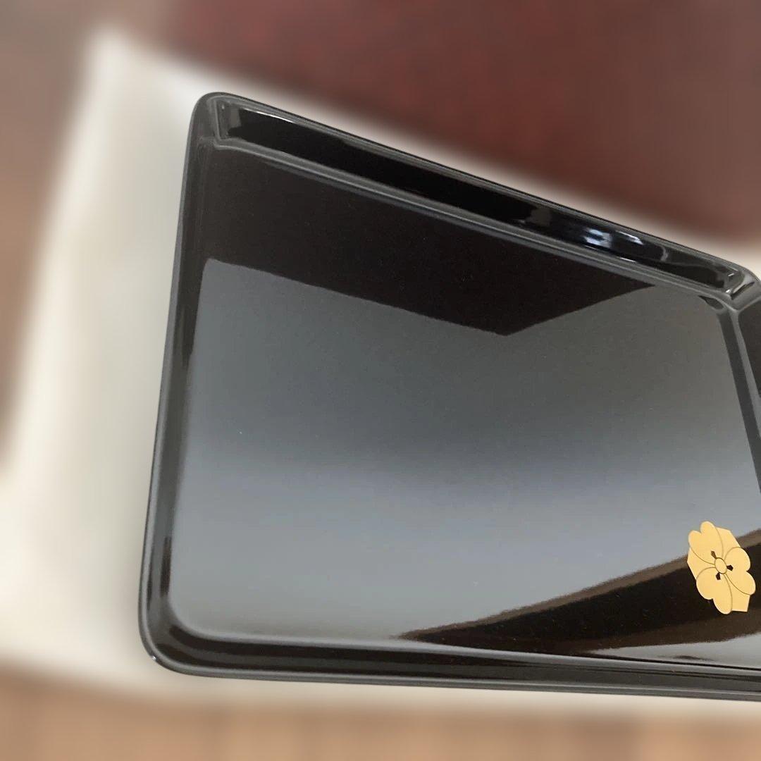 漆器　うるし　天然木　本金紋付　【新品】