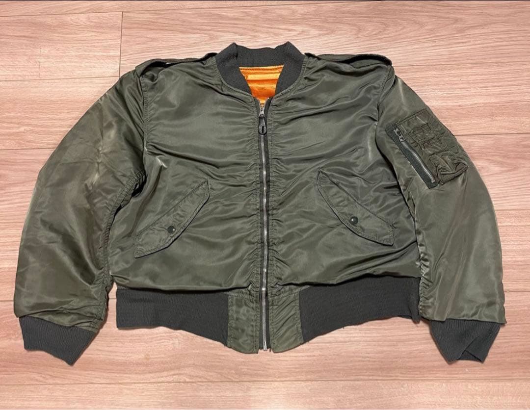 80s ALPHA アルファ L-2B 民間 ミリタリー 古着