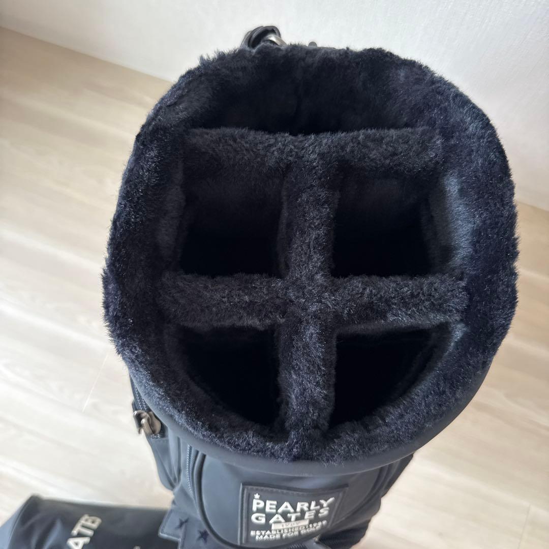 パーリーゲイツ　キャディバッグ　　トーナメントモデル　黒　ブラック