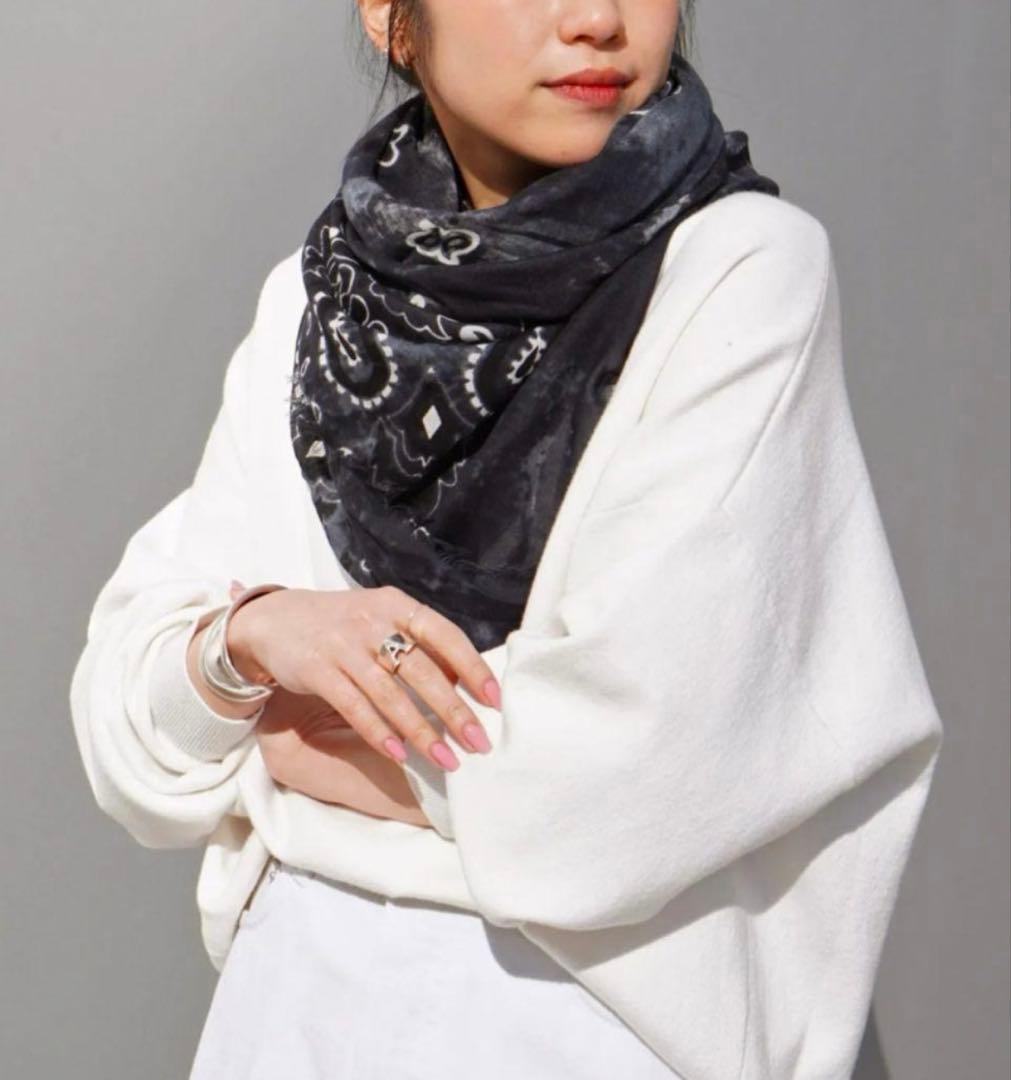 ☆美品☆【AP STUDIO】コットンカシミヤリラックス プルオーバー　ホワイト