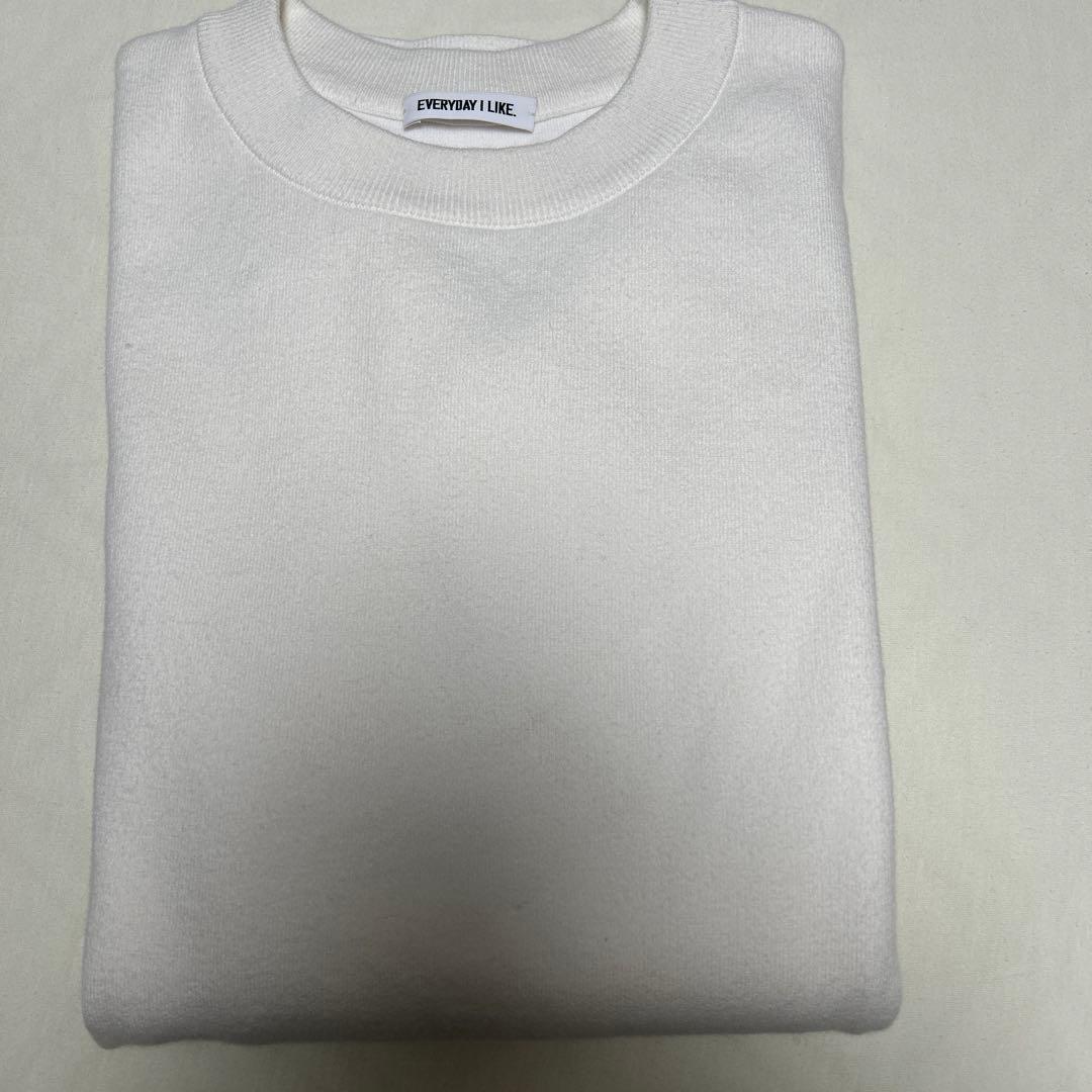 ☆美品☆【AP STUDIO】コットンカシミヤリラックス プルオーバー　ホワイト