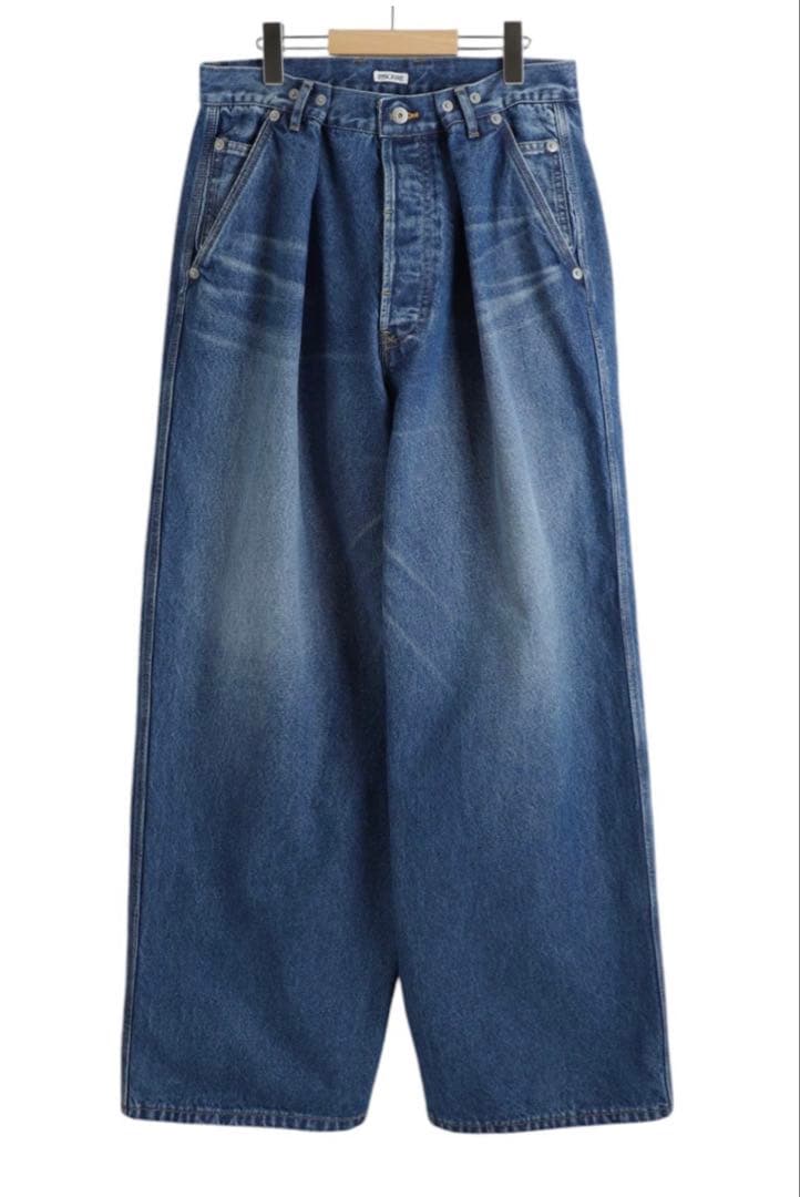 INSCRIRE アンスクリア　タックデニムパンツ