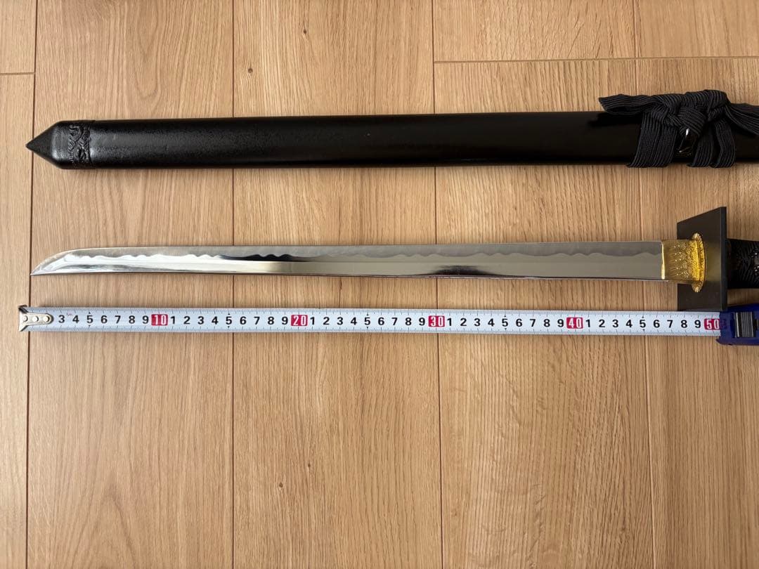 【模造刀】波紋刃 黒鞘【忍者刀】