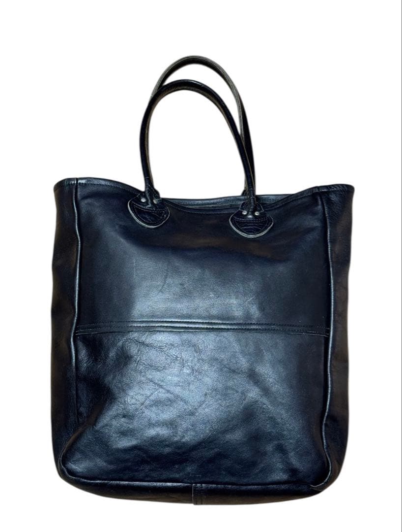 Vanson×BLACKTOP 別注Leathers ブラック トートバッグ