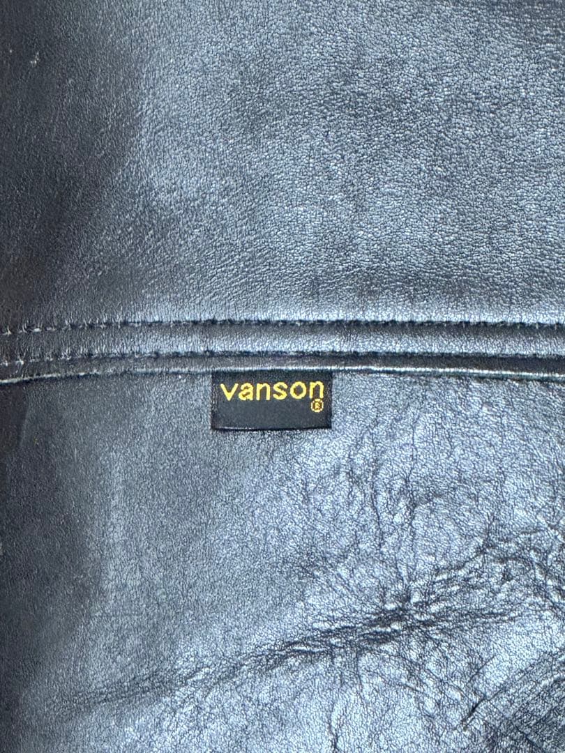 Vanson×BLACKTOP 別注Leathers ブラック トートバッグ
