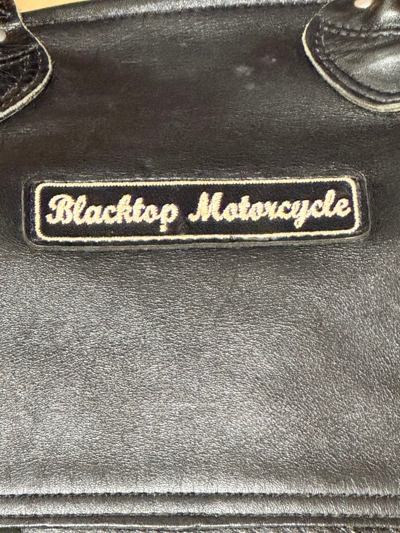 Vanson×BLACKTOP 別注Leathers ブラック トートバッグ